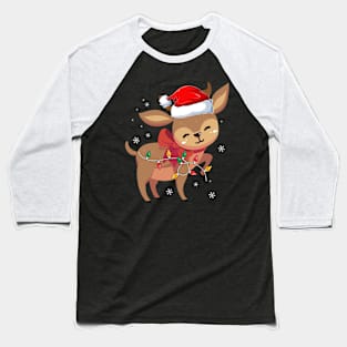 Christmas Australian Xmas Kangaroo Baseball T-Shirt